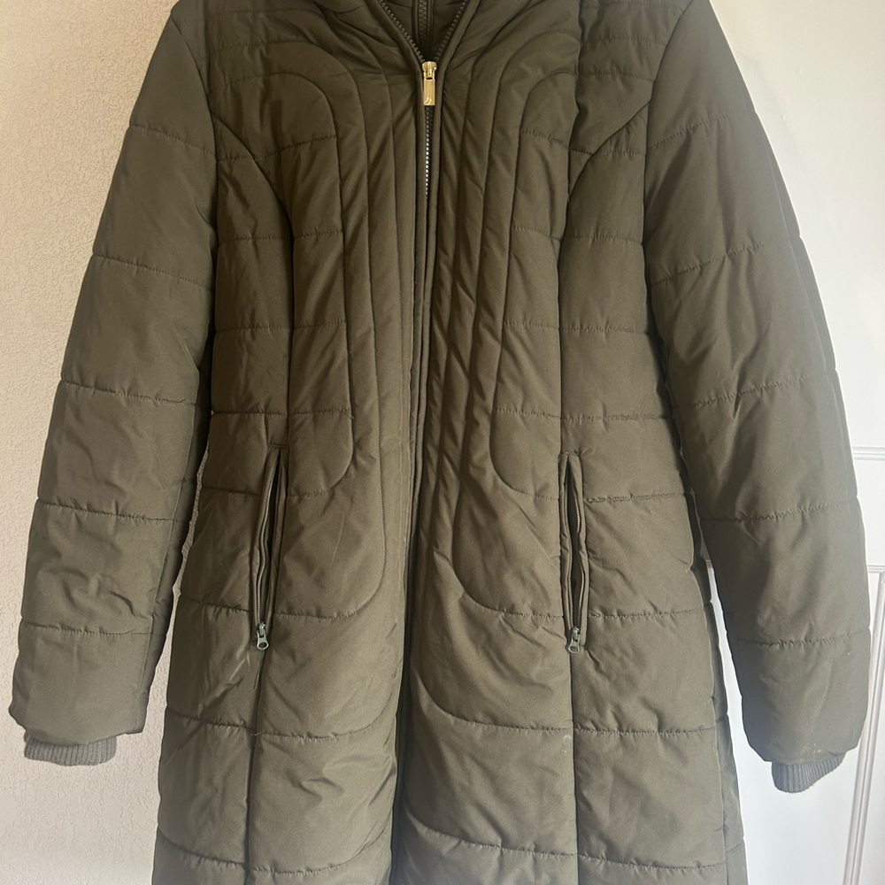 Jones NY Olive Quilted Women's Coat
